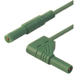 Hirschmann Test & Measurement, 32A, 1000V ac/dc, Green, 1m Lead Length