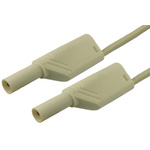Hirschmann Test & Measurement, 32A, 1000V ac/dc, White, 1m Lead Length