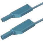 Hirschmann Test & Measurement, 32A, 1000V ac/dc, Blue, 2m Lead Length