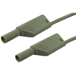 Hirschmann Test & Measurement, 32A, 1000V ac/dc, Grey, 2m Lead Length
