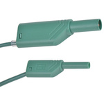 Hirschmann Test & Measurement, 10A, 1000V ac/dc, Green, 1m Lead Length