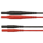 Schutzinger Test lead, 1.6A, 1kV, Black, Red, 1m Lead Length