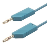 Hirschmann Test & Measurement, 32A, 30 V ac, 60V dc, Blue, 250mm Lead Length