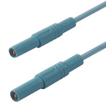 Hirschmann Test & Measurement, 32A, 1000V ac/dc, Blue, 500mm Lead Length