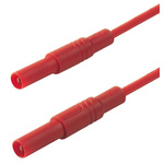 Hirschmann Test & Measurement, 16A, 1000V ac/dc, Red, 1m Lead Length