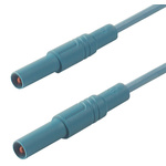 Hirschmann Test & Measurement, 16A, 1000V ac/dc, Blue, 1m Lead Length