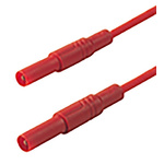 Hirschmann Test & Measurement, 16A, 1000V ac/dc, Red, 2m Lead Length