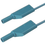 Hirschmann Test & Measurement, 32A, 1000V ac/dc, Blue, 250mm Lead Length