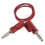 Mueller Electric, 10A, 300V, Red, 300mm Lead Length