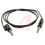 Mueller Electric, 10A, 300V, Black, 0.9m Lead Length
