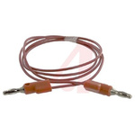 Mueller Electric, 10A, 300V, Red, 0.9m Lead Length