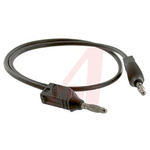 Mueller Electric, 20A, 3kV, Black, 500mm Lead Length