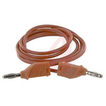 Mueller Electric, 20A, 3kV, Red, 1m Lead Length