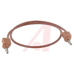 Mueller Electric, 20A, 3kV, Red, 500mm Lead Length