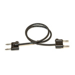 Mueller Electric Test lead, 300V, Black, 600mm Lead Length