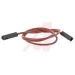 Mueller Electric Test lead, 3A, 300V, Red, 300mm Lead Length