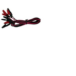 Teishin Electric Crocodile Clip Lead, Black, Red, 1m Lead Length