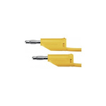 Schutzinger Test lead, 16A, 33 V ac, 70V dc, Yellow, 2m Lead Length