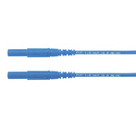 Schutzinger Test lead, 16A, 1kV, Blue, 1m Lead Length