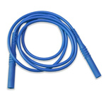 Mueller Electric Test lead, 20A, 1kV, Blue, 1.8m Lead Length