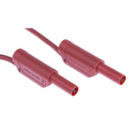 Schutzinger Test lead, 32A, 1kV, Red, 500mm Lead Length