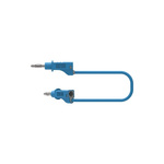 Electro PJP Test lead, 36A, 30 → 60V, Blue, 100cm Lead Length
