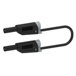 Electro PJP Test lead, 36A, 600V, Black, 200cm Lead Length