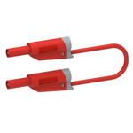 Electro PJP Test lead, 36A, 1kV, Red, 200cm Lead Length
