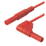 Hirschmann Test & Measurement, 32A, 1000V ac/dc, Red, 250mm Lead Length