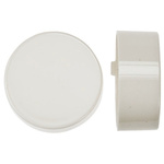White Push Button Cap, for use with Push Button Switch, Cap