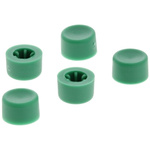 Green Push Button Cap, for use with Apem 9600 Series (Sub-Miniature Panel Mount Switch), Cap
