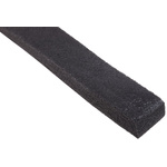 RS PRO Black Foam Tape, 25mm x 10m, 10mm Thick