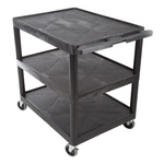 RS PRO 3 Shelf PE Trolley, 810 x 610mm, 180kg Load