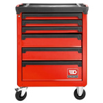 Facom 6 Shelf Trolley Trolley, 760 x 460mm, 20 kg, 25 kg, 30 kg Load