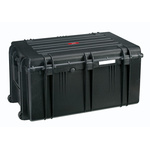 RS PRO Waterproof Plastic, Polymer Watertight Case With Wheels, 860 x 560 x 460mm