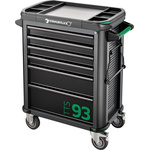 STAHLWILLE 6 Shelf Trolley Trolley, 530 x 351 x 145 mm, 530 x 351 x 198 mm, 500kg Load