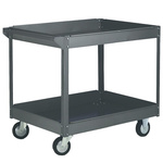 RS PRO 2 Shelf Metal Trolley, 1015 x 635mm, 250kg Load