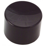 Black Push Button Cap, for use with MPA6 Series, MPE Series, MPS Series, MSPM Series, Cap
