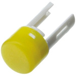 Yellow Round Push Button Indicator Lens for use with 18 Series