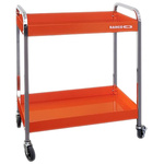 Bahco 2 Shelf Aluminium Workshop Trolley, 759 x 432 x 1025mm, 30 (per shelf)kg Load