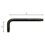 U02800573 | Usag size T55 L Shape Short arm Torx Key