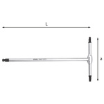 U02800775 | Usag size T15 T Shape Long arm Torx Key