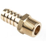 RS PRO Hose Connector Hose Tail Adaptor, G 3/8in 1/2in ID