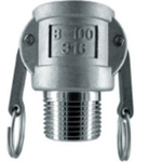 RS PRO Hose Connector, Straight Camlock Coupling, R 1-1/2in 1-1/2in ID, 17 bar