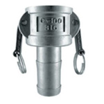 RS PRO Hose Connector, Straight Camlock Coupling 1in 1in ID, 17 bar