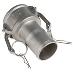 RS PRO Hose Connector, Straight Camlock Coupling 2in 2in ID, 17 bar