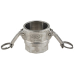 RS PRO Hose Connector, Straight Camlock Coupling, G 2in 2in ID, 17 bar
