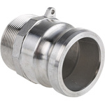 RS PRO Hose Connector, Straight Camlock Adaptor, R 2in 2in ID, 17 bar