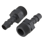RS PRO Hose Connector, Straight Hose Tail Adaptor, BSP 3/8in 8mm ID
