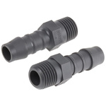 RS PRO Hose Connector, Straight Hose Tail Adaptor, BSP 1/4in 10mm ID